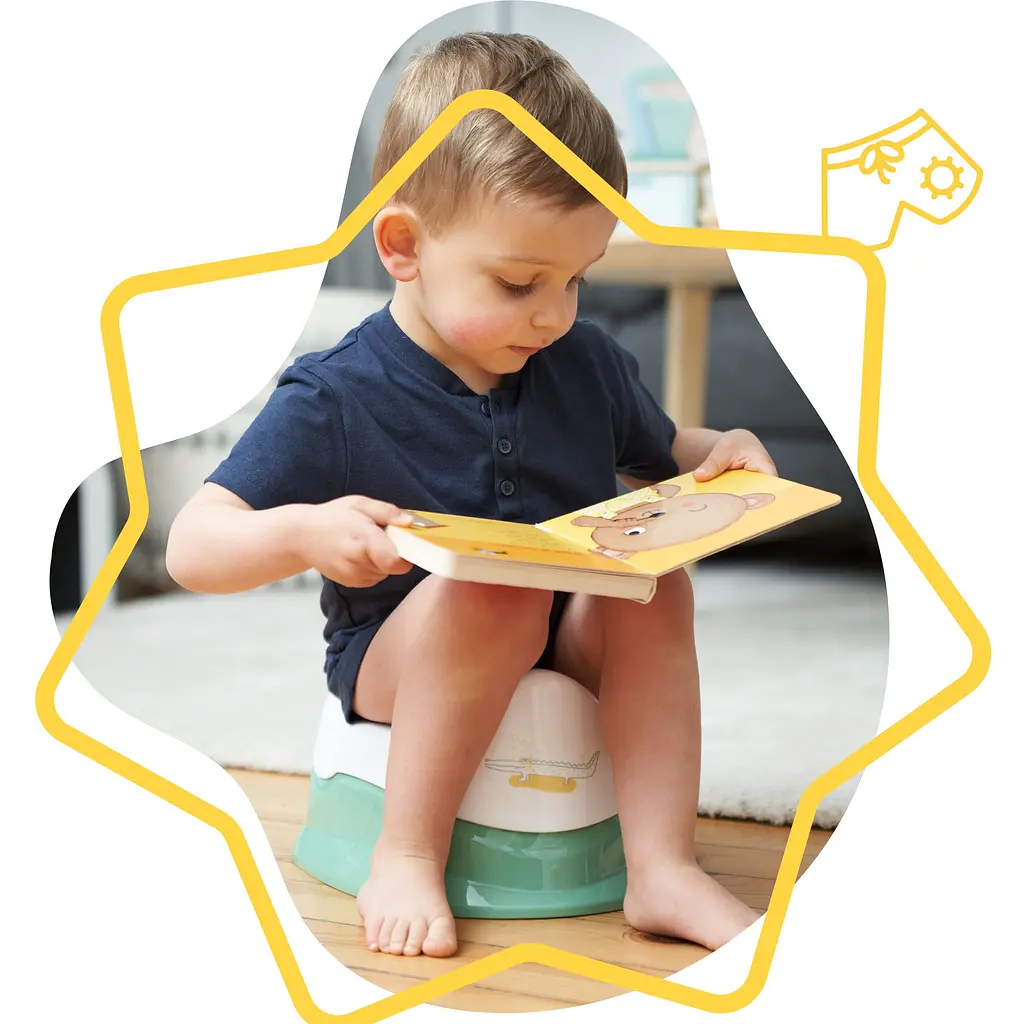 Горщик дитячий Badabulle зі знімною ємністю, зелений-білий (B051002) - фото 5