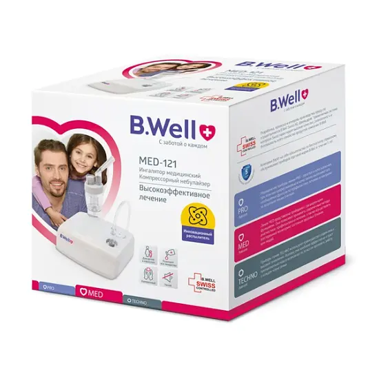 Компрессорный небулайзер B. Well Family MED-121, белый (MED-121) - фото 3