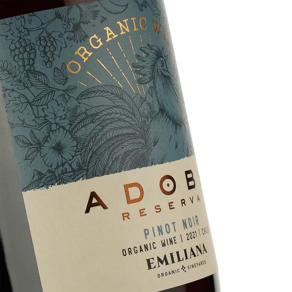 Вино Emiliana Adobe Reserva Pinot Noir сухое красное 0.75 л  - фото 3