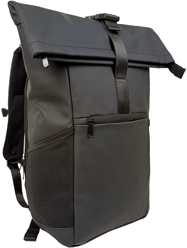 Рюкзак молодіжний проґумований Live in style 18L, чорний, роллтоп, Rolltop-Rucksack - фото 10