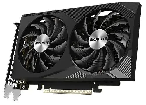 Відеокарта GeForce RTX 3050, Gigabyte, WINDFORCE V2, 8Gb GDDR6, 128-bit, 2xHDMI/2xDP, 1777/14000 MHz, 8-pin (GV-N3050WF2V2-8GD) - фото 4