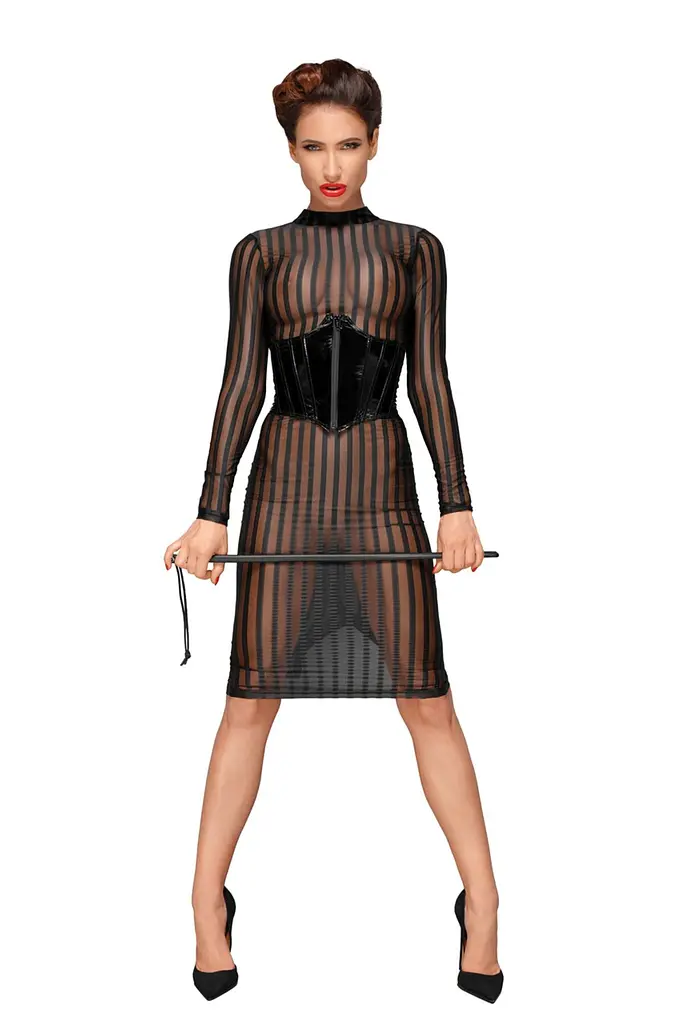 Сукня з мокрим ефектом Noir Handmade F182 Classic dress made of elastic tulle, S - фото 5