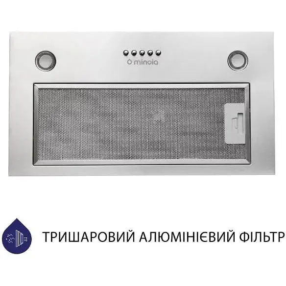 Витяжка вбудована Minola HBI 5227 I 700 LED - фото 2
