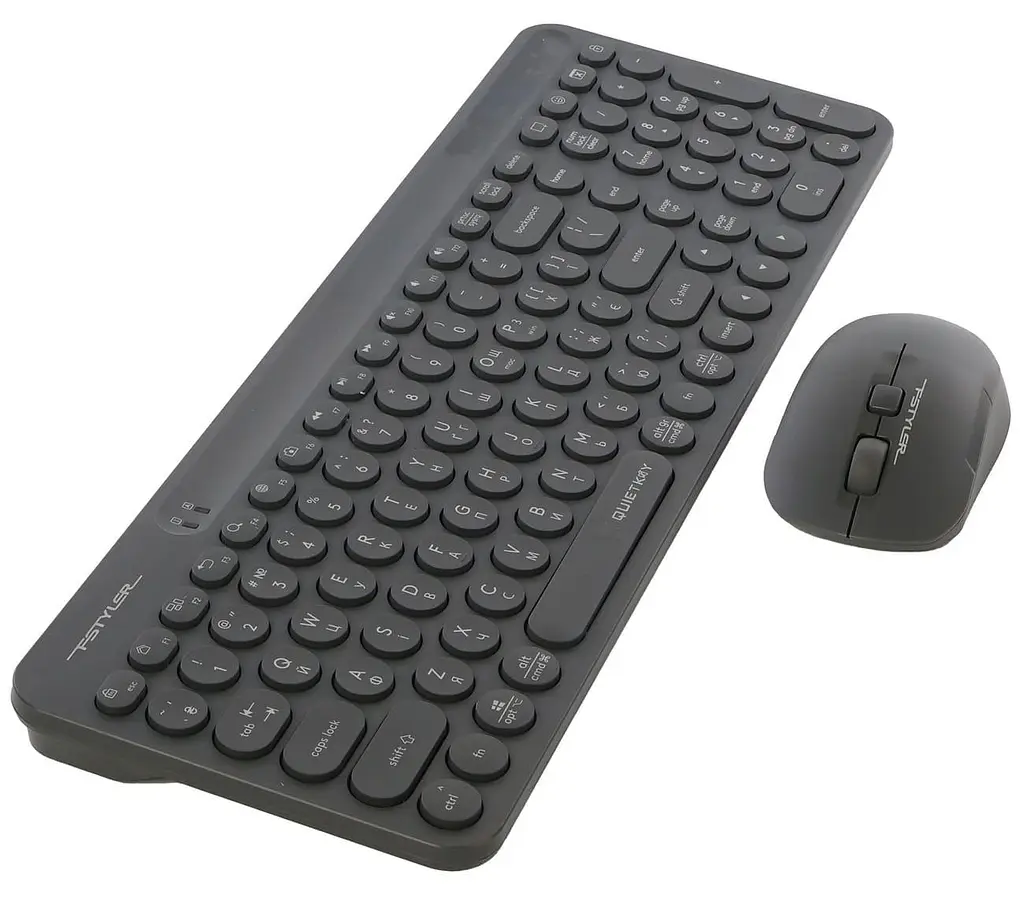 Комплект (Клавіатура та миша) A4Tech Fstyler FG3300 Air2 (Grey) (FG3300 Air2 (Grey)) - фото 3