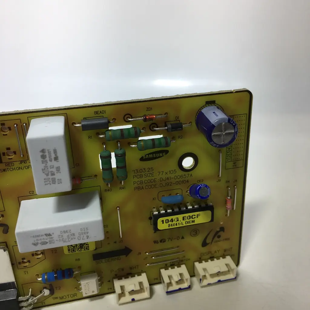 Плата управления для пылесоса SAMSUNG VC15K4176HG, VC05K41H0HG, VC21K5170HG, DJ41-00657А (DJ92-00104G) - фото 5