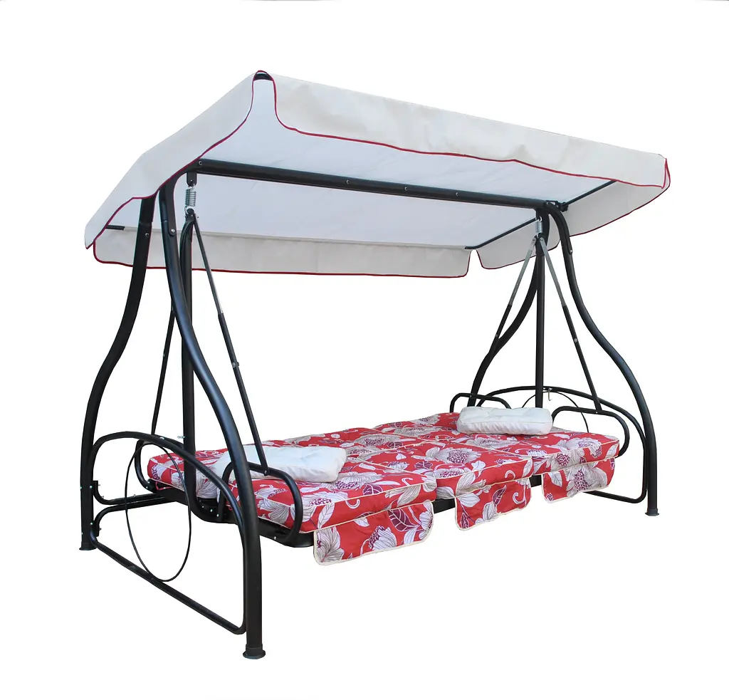 Садовая диван-качалка Ost-Fran Montreal хлопок 7077-138/тексилк 2736 - фото 3