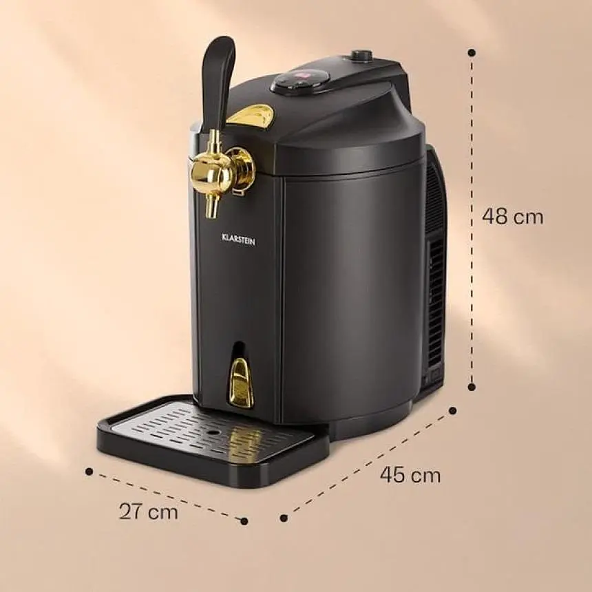 Диспенсер для пива Klarstein Skal 5л чорний (10032176) - фото 3