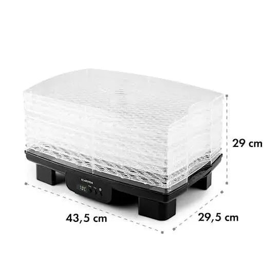 Дегідратор Klarstein Bananarama 550W 6 рівнів (10027831) - фото 3