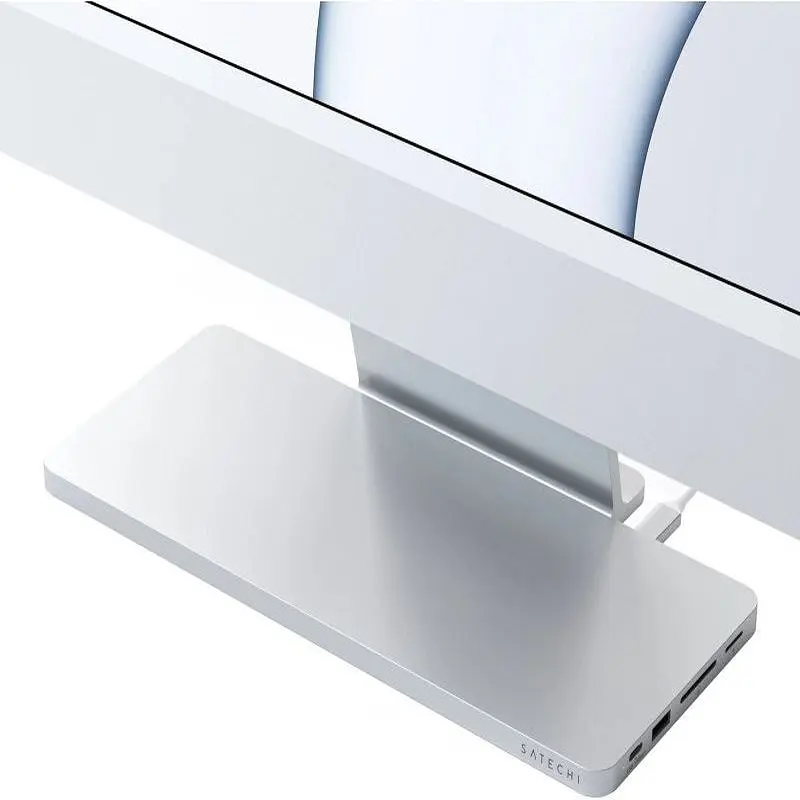 Адаптер Satechi Aluminum USB-C Slim Dock Silver for iMac 24 (ST-UCISDS) - фото 6