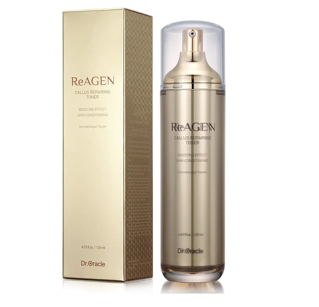 Омолоджуючий тонер з пептидами та золотом ReAGEN Callus Repairing Toner Dr. Oracle 120 мл - фото 2