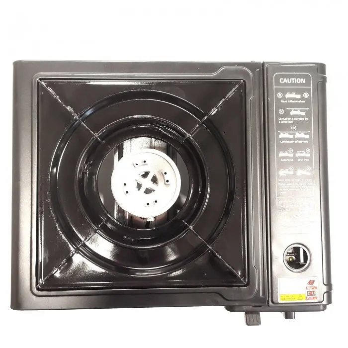 Туристична портативна газова плита пальник Portable Gas Stove BDZ-155-A з перехідником - фото 2