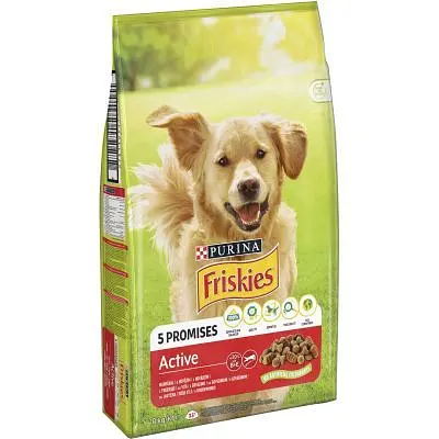 Сухий корм для собак Purina Friskies Active з яловичиною 10 кг (7613031395484) - фото 2