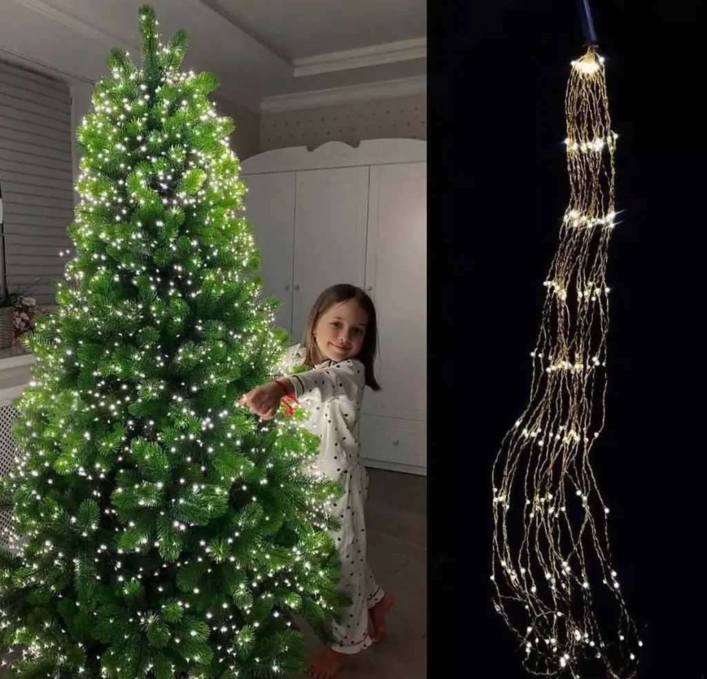 Гірлянда новорічна Кінський хвіст 200 LED холодний білий 8 режимів XPRO (47716-_377) - фото 6