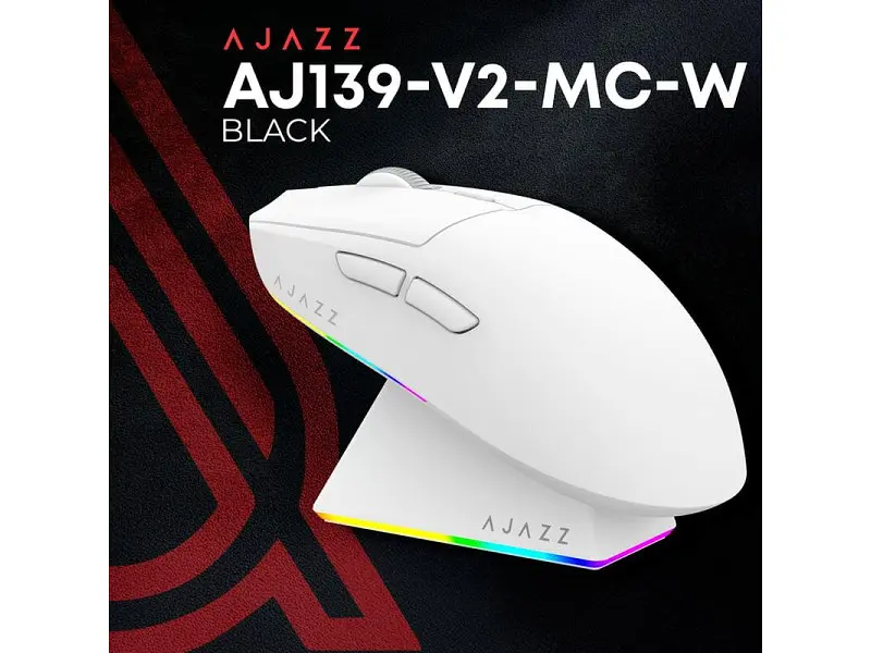 Миша Ajazz AJ139 V2 MC White (AJ139-V2-MC-W) - фото 6