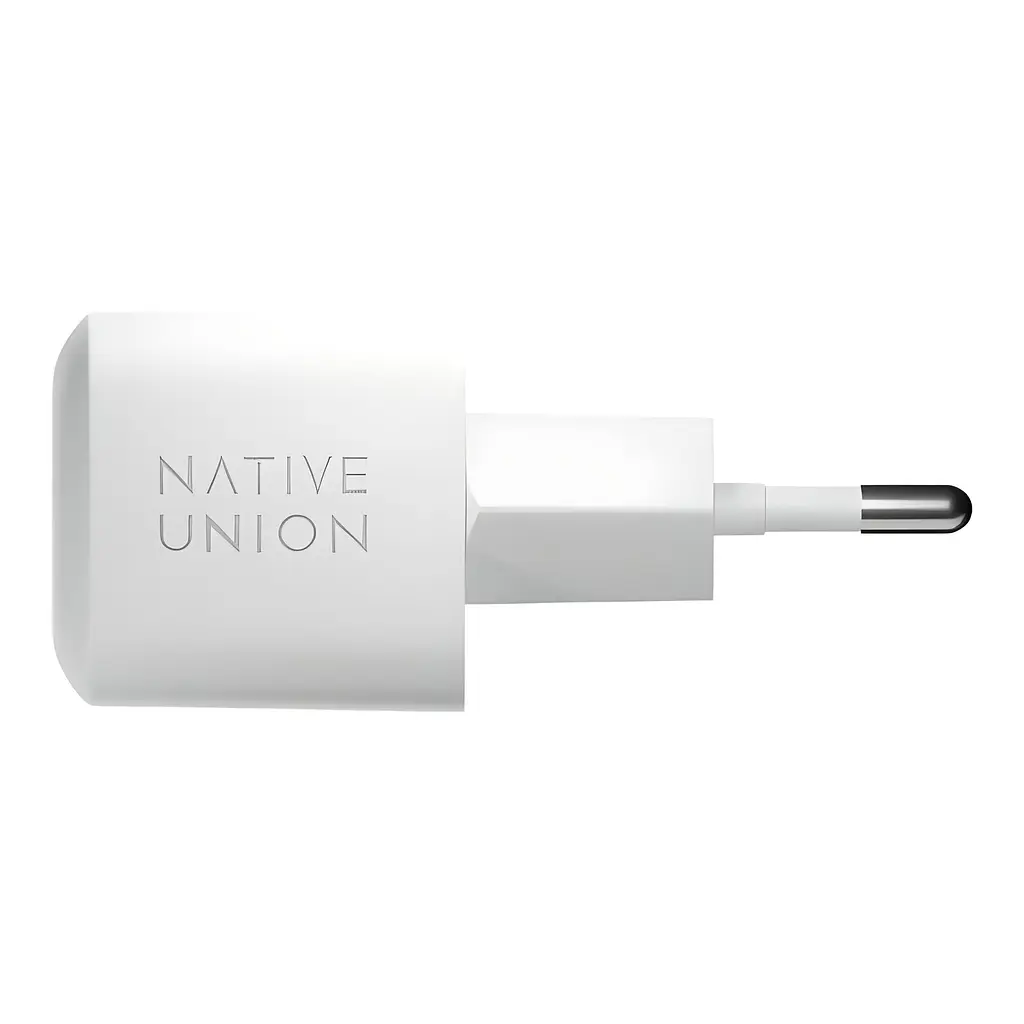 Зарядний пристрій Native Union Fast GaN PD 30W USB-C White (FAST-PD30-2-WHT-EU) - фото 2