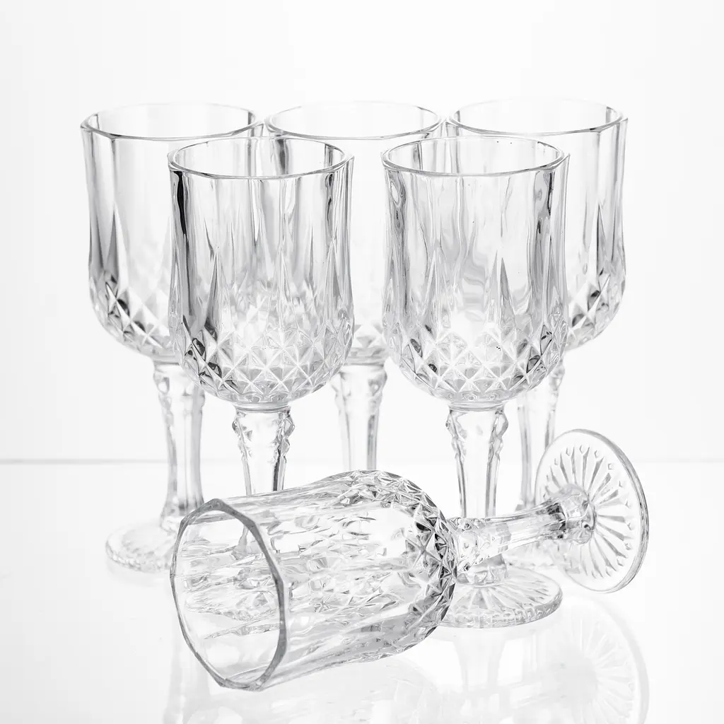 Набір келихів для вина Vintage Crystal 6 штук по 150 мл Yiwu HP-34-73 - фото 3