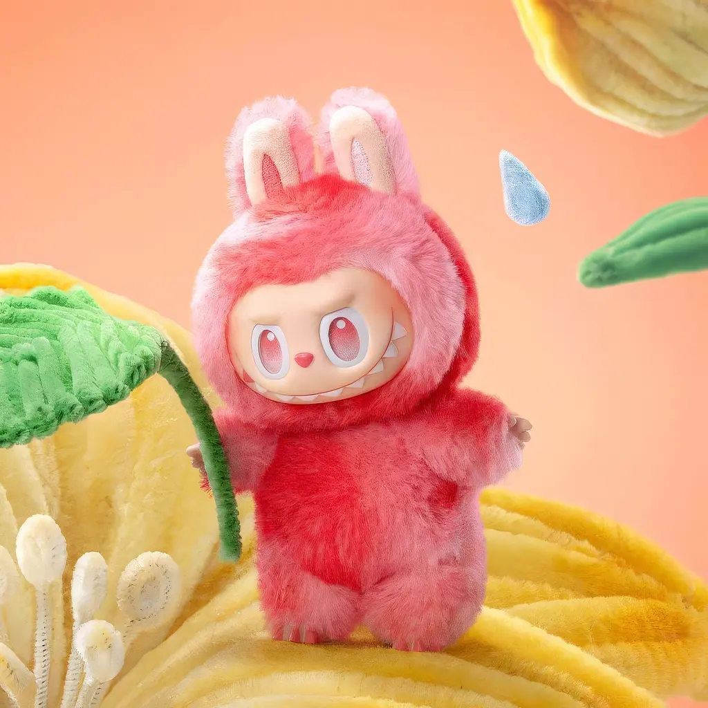 Игрушка-сюрприз Labubu плюшевый брелок в костюме кролика, стоячий V3 Лабубу Случайный цвет - фото 8