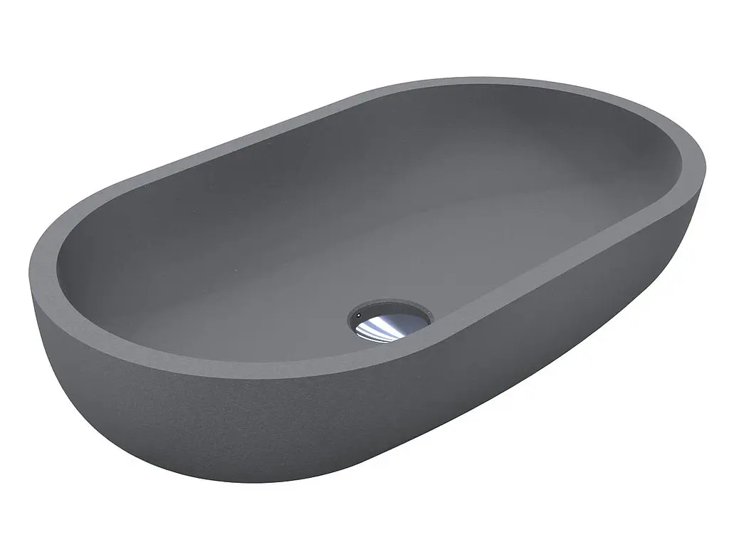 Умивальник Miraggio Mark 625 mirastone gray Сірий 0002691