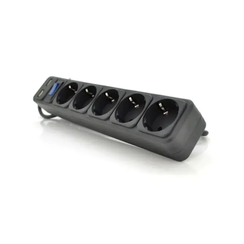 Мережевий фільтр живлення Merlion 5 розеток, 1,8 м + 2*USB (B518U) - фото 2