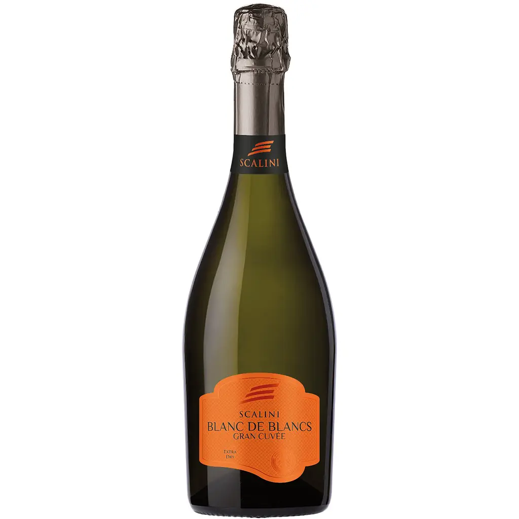 Вино ігристе Scalini Blanc de Blancs Gran Cuvee біле екстра сухе 11% 0.75 л (8005400054013)