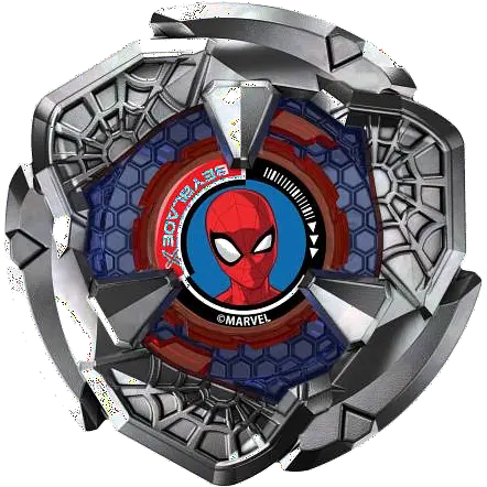 Іграшка-дзиґа Hasbro Beyblade X Marvel з пусковим пристроєм Spider-man 3-60F vs Venom 3-80N (G0278_G0288) - фото 2