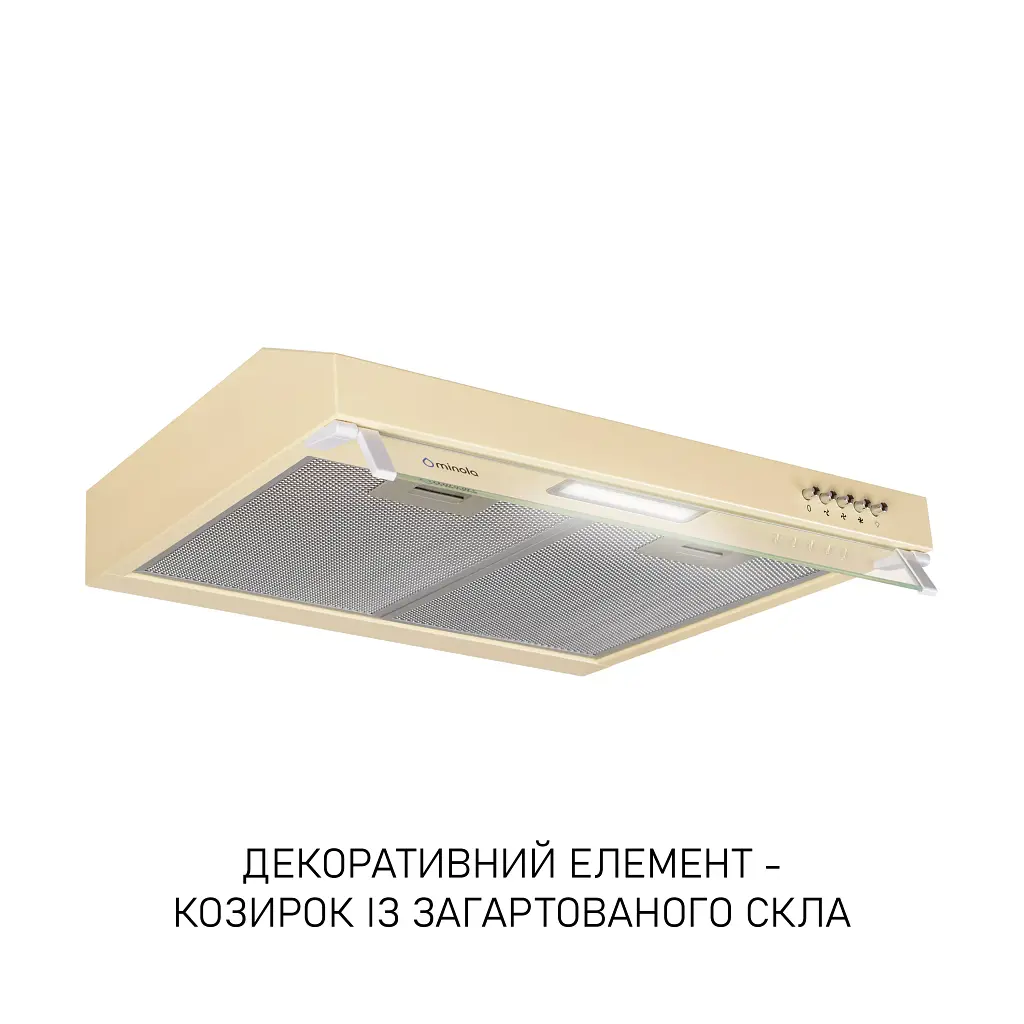 Витяжка плоска Minola HPL 622 BG - фото 3