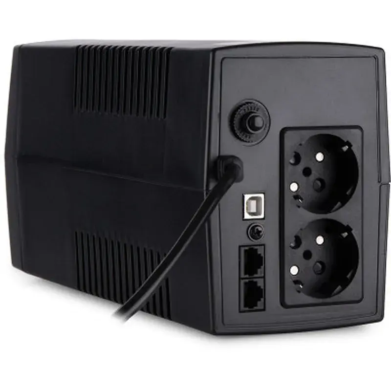 Пристрій безперебійного живлення Vinga LCD 800VA plastic case with USB (VPC-800PU) - фото 5