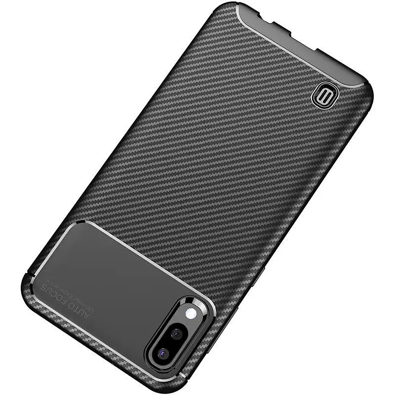 Чохол-накладка Toto TPU Carbon Fiber 1.5 mm Case Samsung Galaxy M10 Black - фото 7