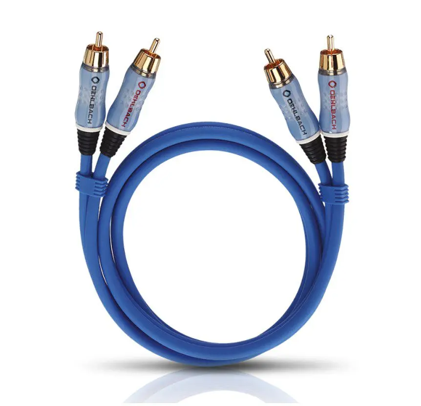 Межблочный кабель 2xRCA-2xRCA Oehlbach 500 5м