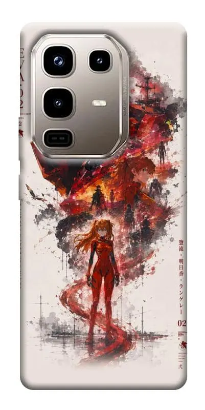 TPU чехол Demsky Red eclipse для Infinix Note 50 Pro 4G