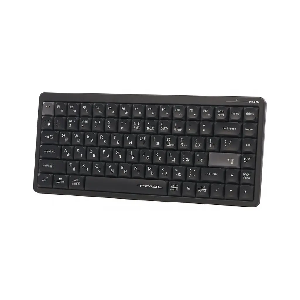 Клавіатура A4Tech FBX53C Wireless/Bluetooth UA Black (4711421001908) - фото 2