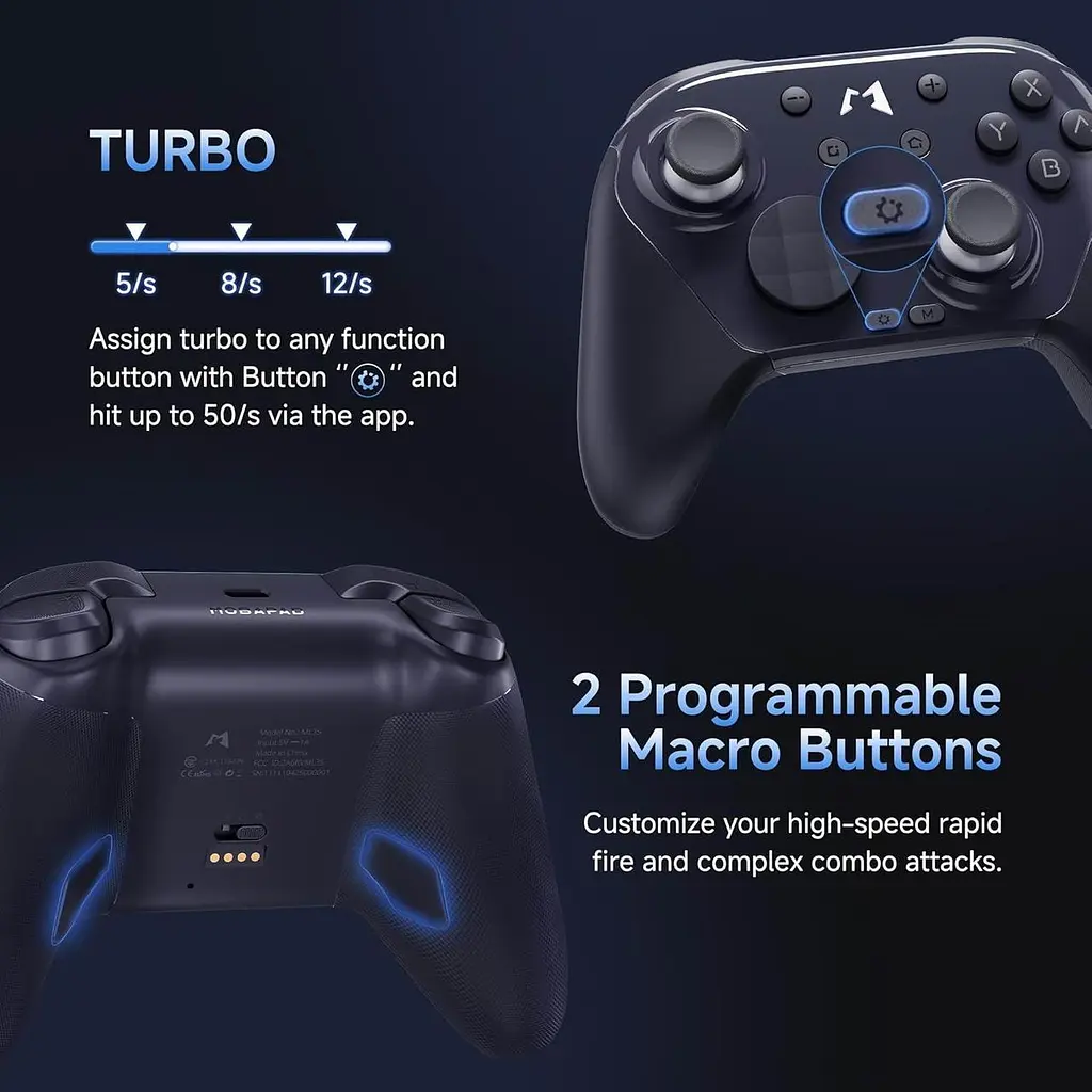 Геймпад MOBAPAD Chitu 2 HD Механічні кнопки, Турбо, Programming, 6 Axis Gyro - фото 2