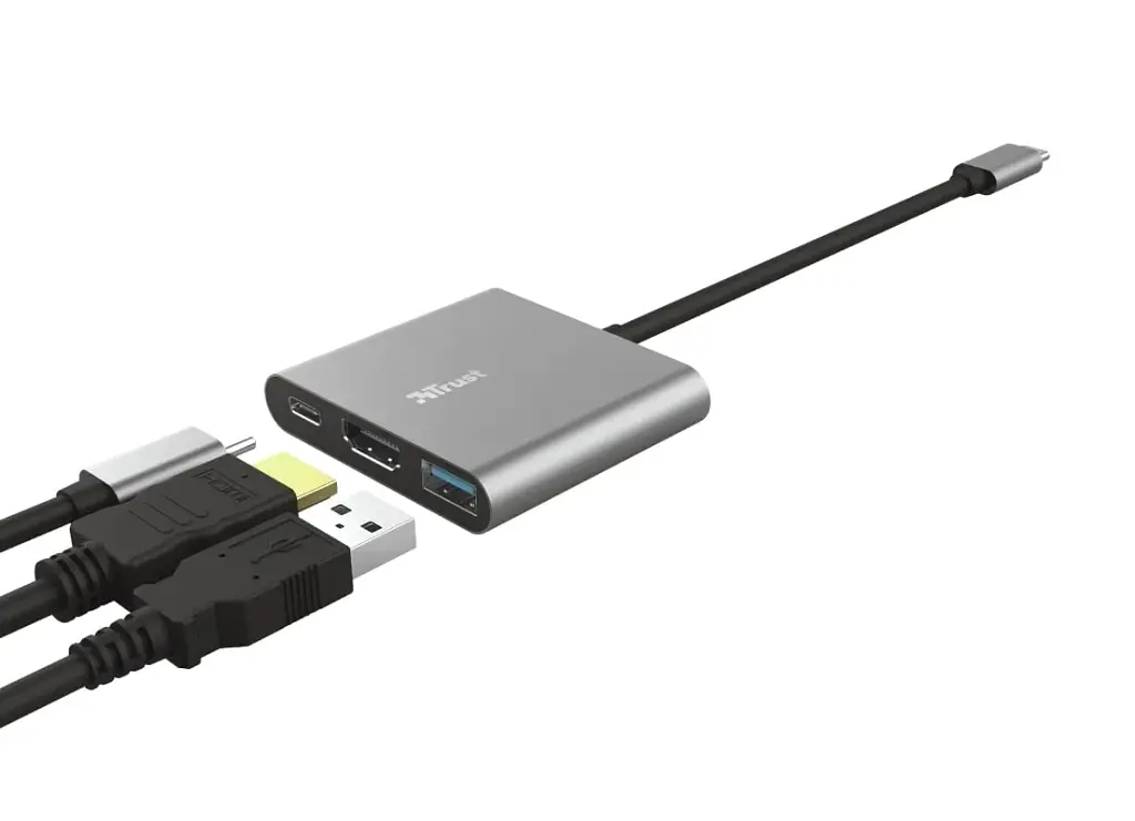 Концентратор Trust Dalyx 3-in-1 Multiport USB-C (23772) - фото 4