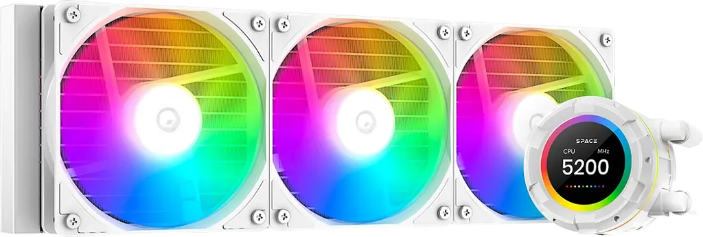 Водяне охолодження ID-Cooling Space LCD SL360 XE White - фото 4