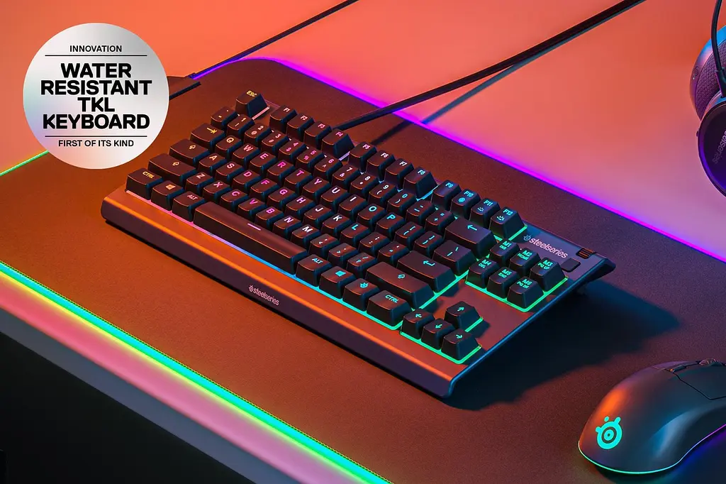 Клавіатура ігрова SteelSeries Apex 3 TKL UA Чорний - фото 8