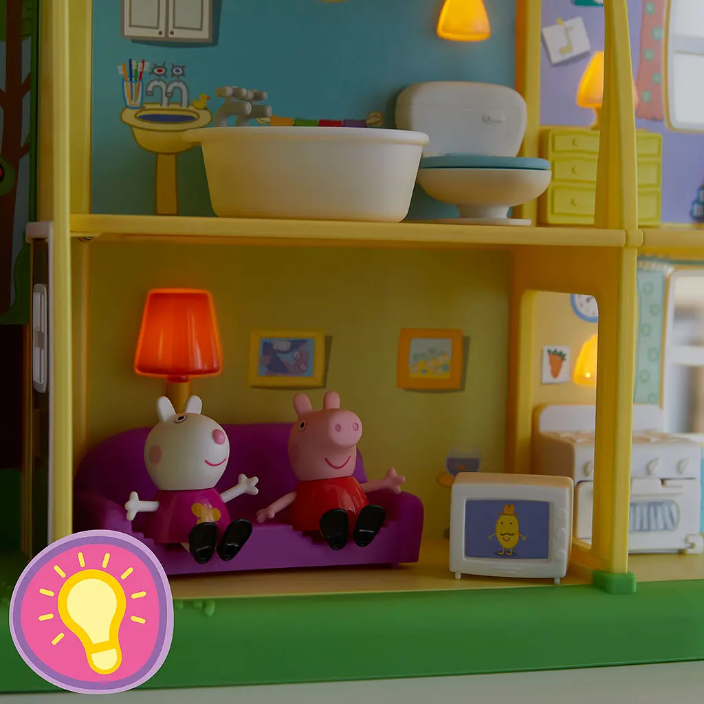 Ігровий набір Peppa Котедж Пеппи День-ніч, зі звуковими та світловими ефектами (F2188) - фото 3