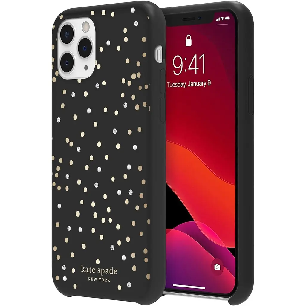 Чохол Kate Spade NY Soft Touch для Apple iPhone 11 Pro (KSIPH-130-STDDB) Disco Dots
