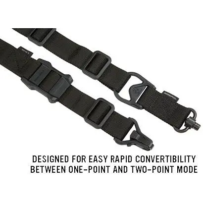 Ремінь з антабками Magpul MAG515-BLK MS3 Single QD GEN 2 - фото 4