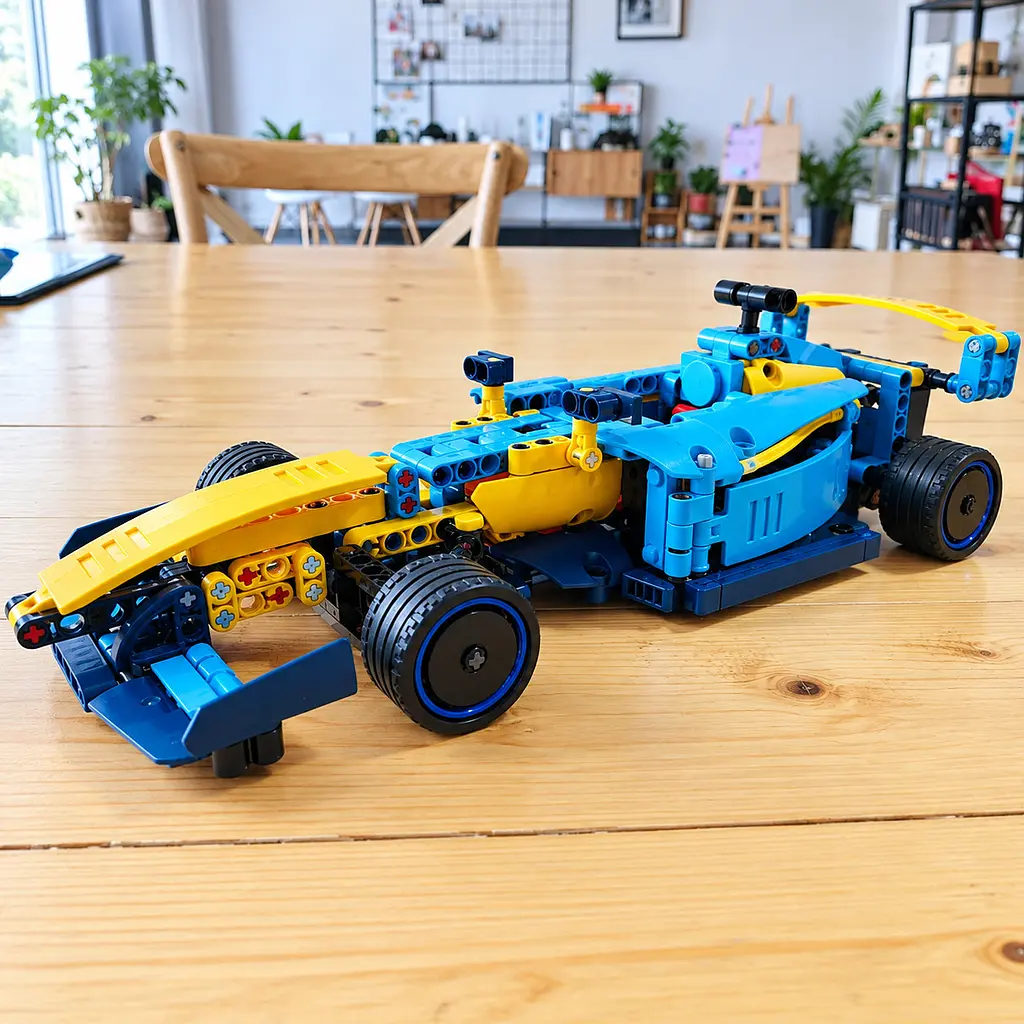 Модель Формули-1 Renault R25 Конструктор GBL 511 деталей Гоночний болід Інерційна машинка для складання - фото 5