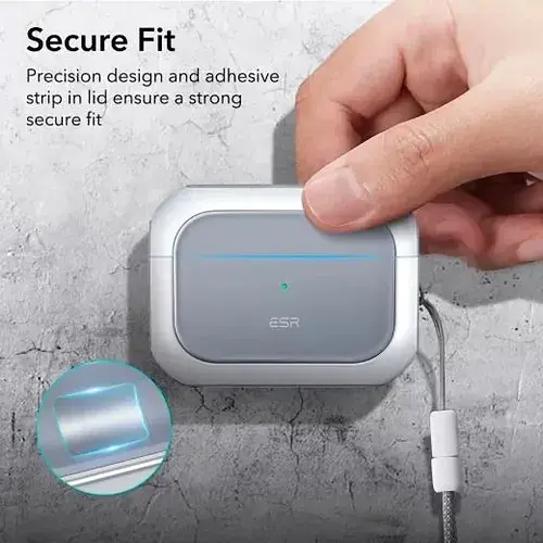 Чохол ESR Orbit Hybrid Case з HaloLock захисний для AirPods Pro 2 2022 White (1C0020208) - фото 3