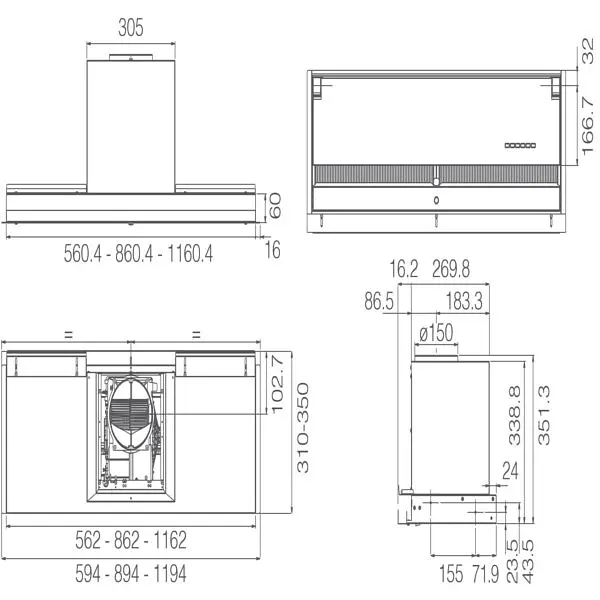 Витяжка Elica BOX IN NO DRIP IX/A/90 - фото 10