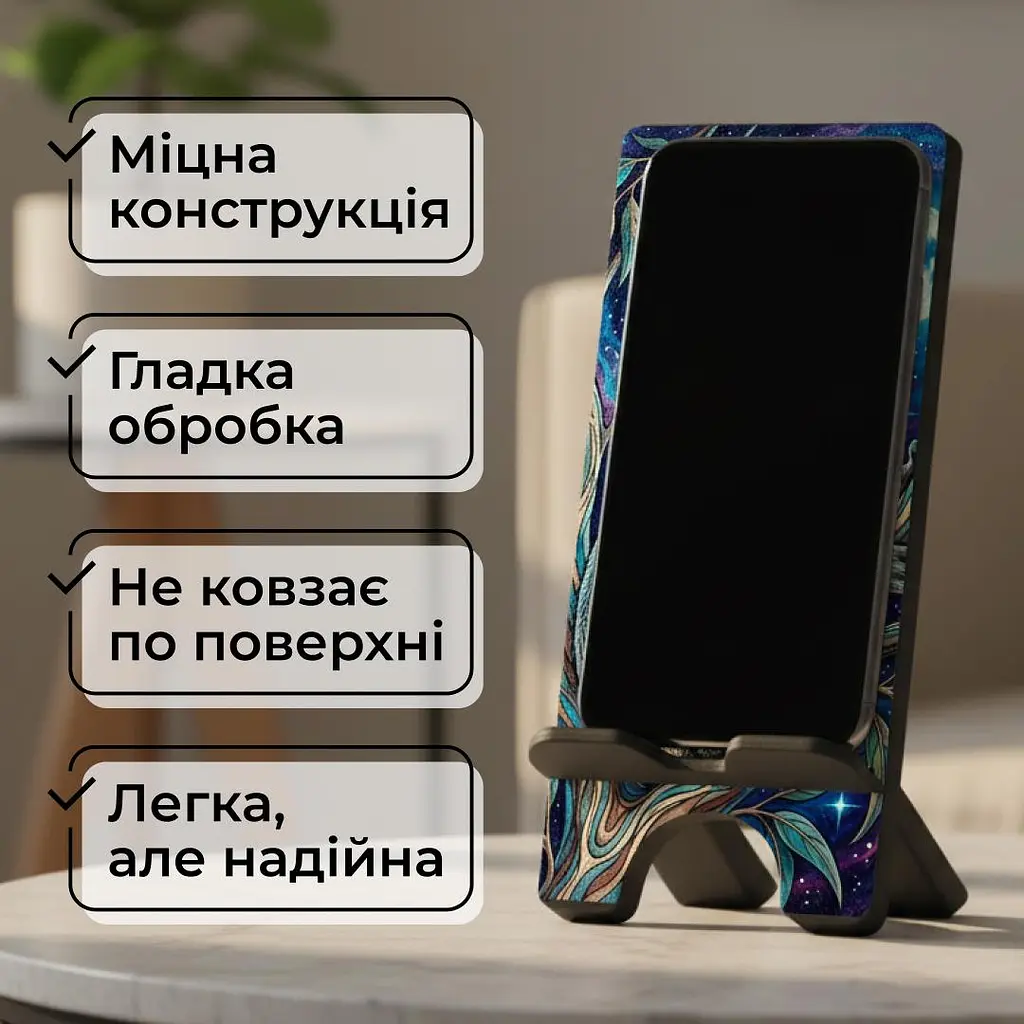 Підставка для телефону дерев’яна настільна Vladi Group «Коала» (VG3001-26) - фото 5