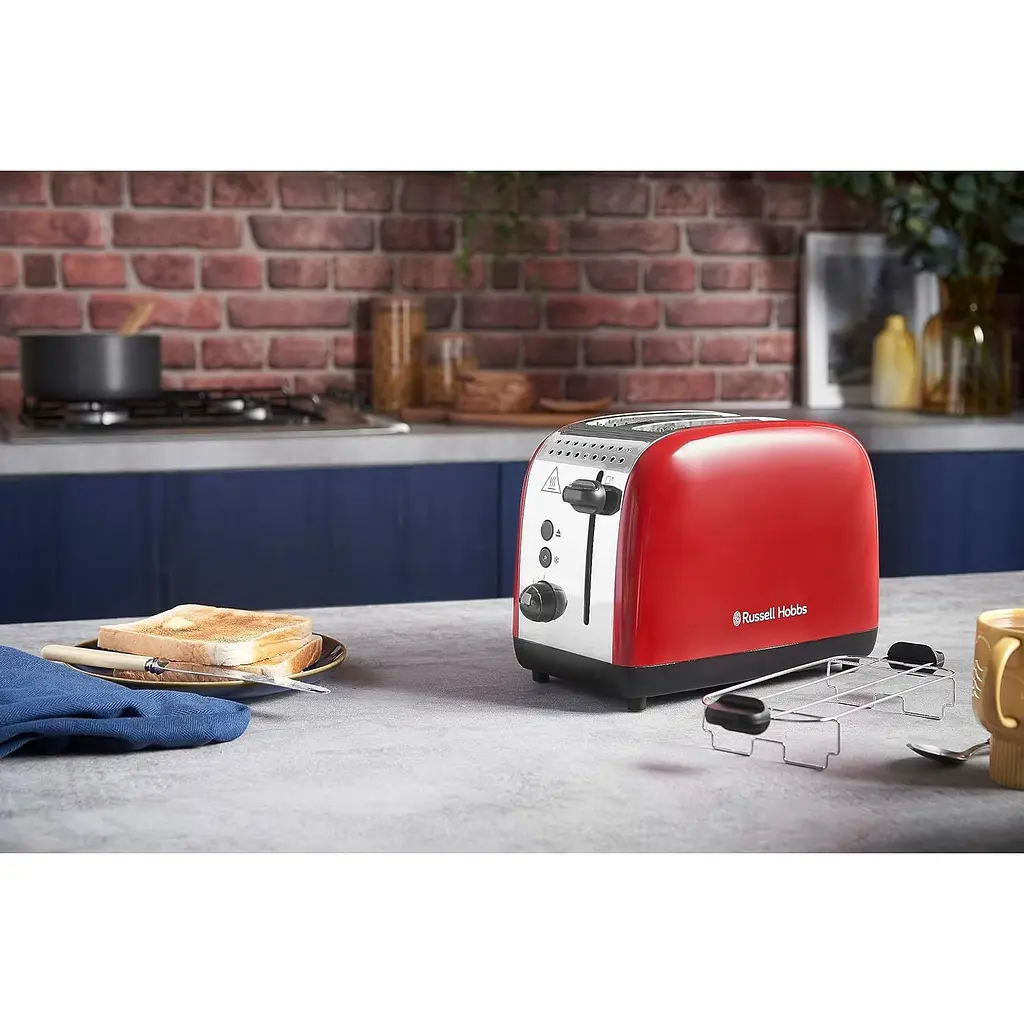 Тостер Russell Hobbs Colours Plus 1600 Вт червоний (26554-56) - фото 10
