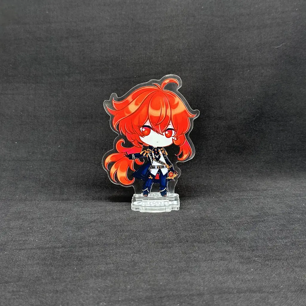 Акрилова колекційна фігурка Геншин Імпакт - Genshin Impact Chibi Ділюк (Dilyuk) 1 10 см - фото 2