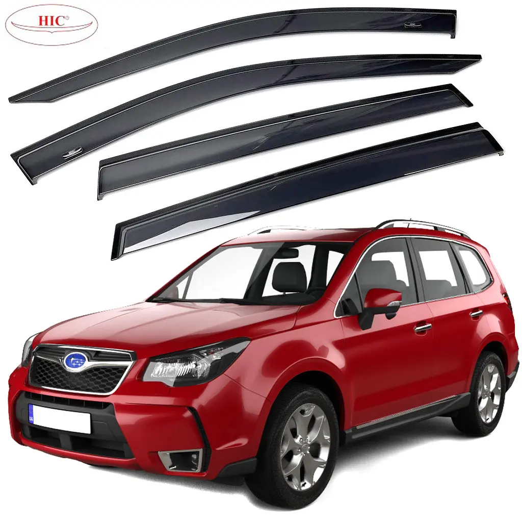 Дефлектори вікон вітровики HIC для Subaru Forester (SJ) 2012-2018 Оригінал (SUB18)