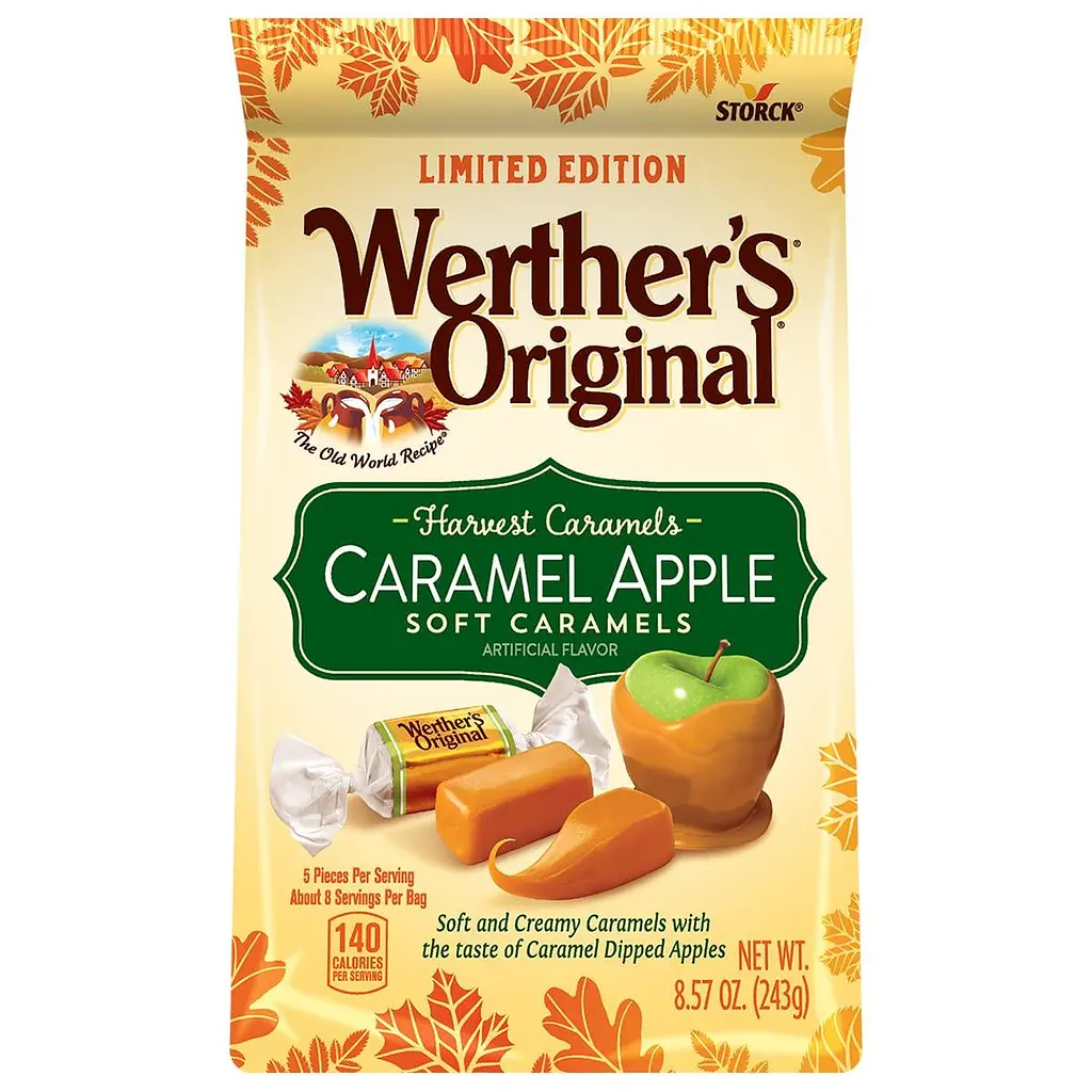 Цукерки Werther's Original Soft Harvest Apple Caramel Candy 243 г - фото 7