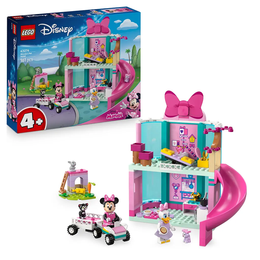 Конструктор LEGO Disney Classic Готель Мінні для домашніх улюбленців 161 деталь (43274) - фото 4