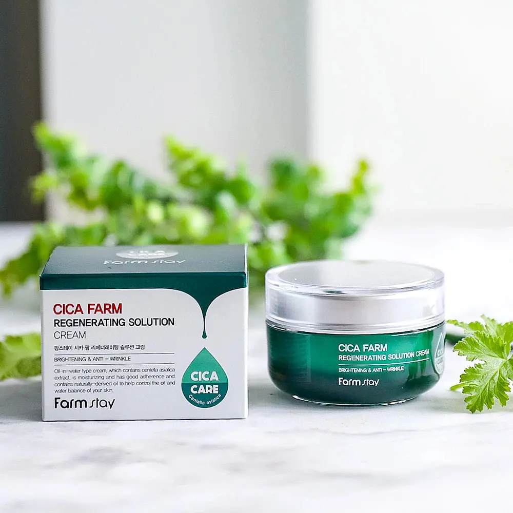 Крем для лица FarmStay Cica Farm Regenerating Solution Cream 50 мл - фото 5