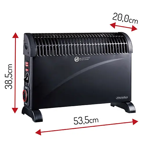 Конвектор Mesko MS 7741 Black - фото 7