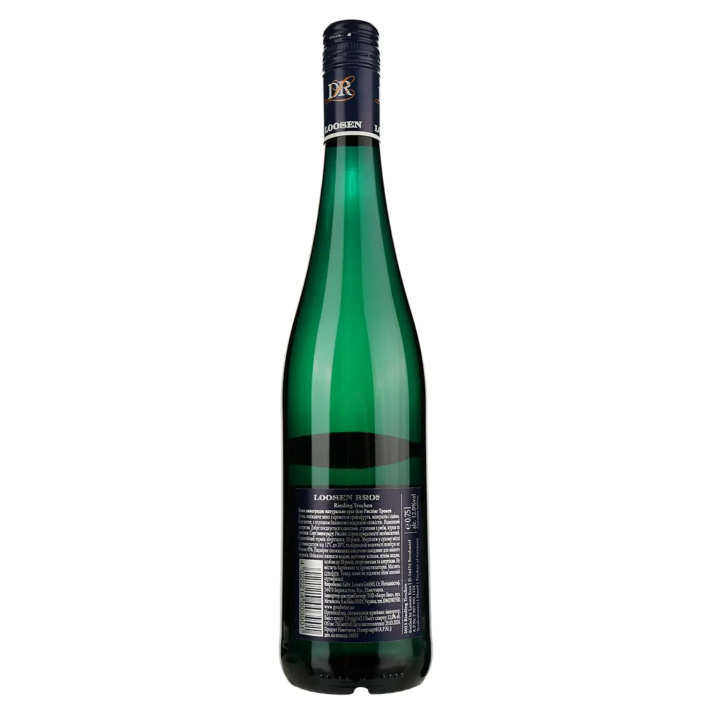 Вино Dr. Loosen Riesling Trocken, белое, сухое, 11,5%, 0,75 л (4855) - фото 2